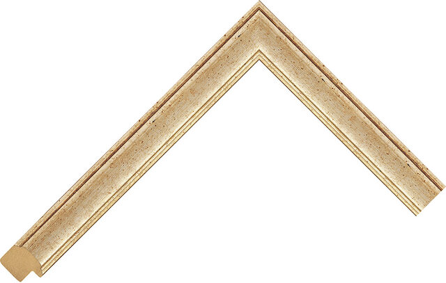 252400000 - Silver - 20mm wide picture frame chevron