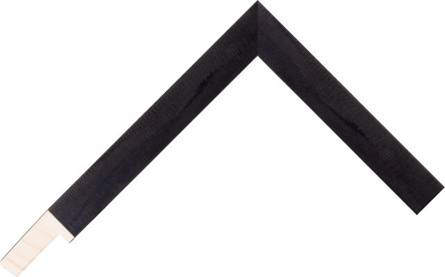 254904 - Black - 18mm wide picture frame chevron