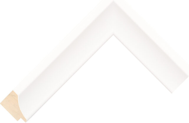 256127000 - White - 33mm wide picture frame chevron