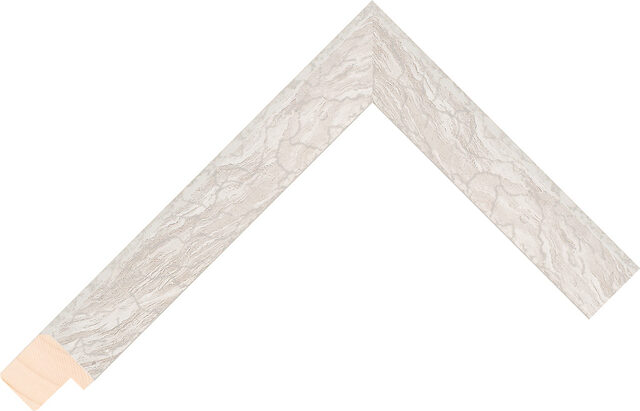 258315004 - White - 23mm wide picture frame chevron