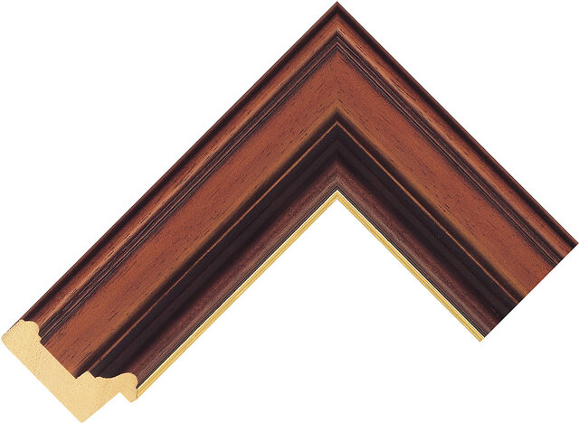 259498246 - Dark Wood - 52mm wide picture frame chevron