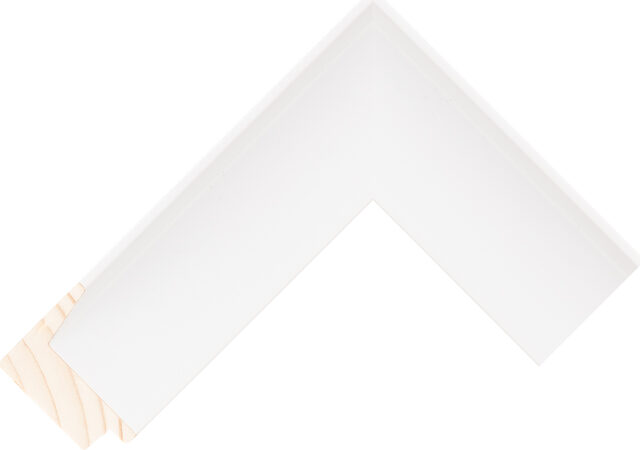 260486181 - White - 48mm wide picture frame chevron