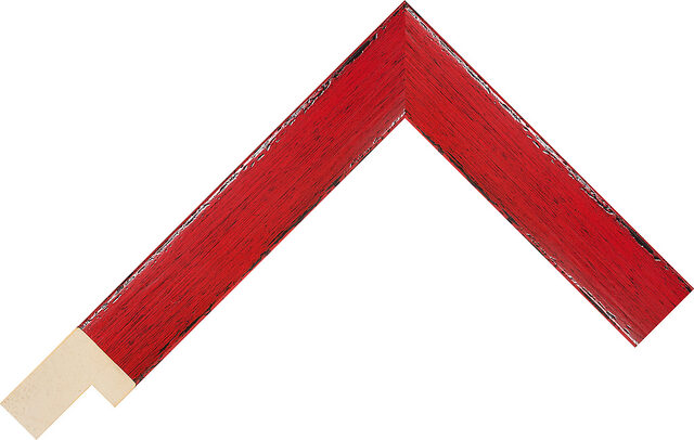 261240 - Red - 26mm wide picture frame chevron