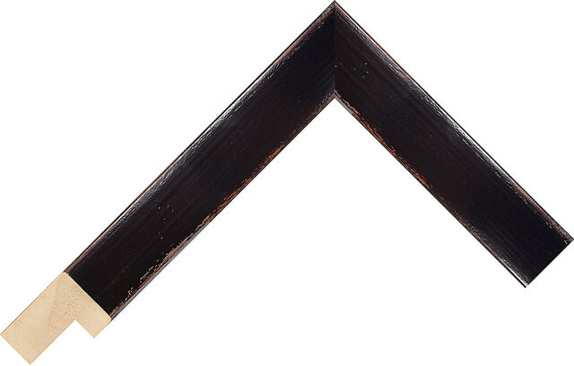261250 - Black - 26mm wide picture frame chevron