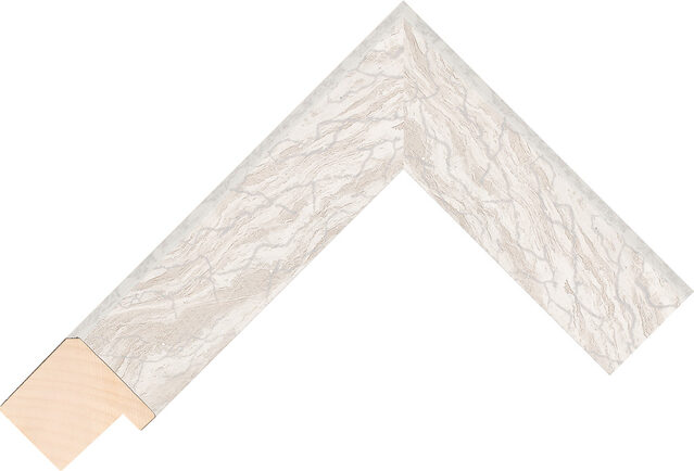 262316004 - White - 35mm wide picture frame chevron