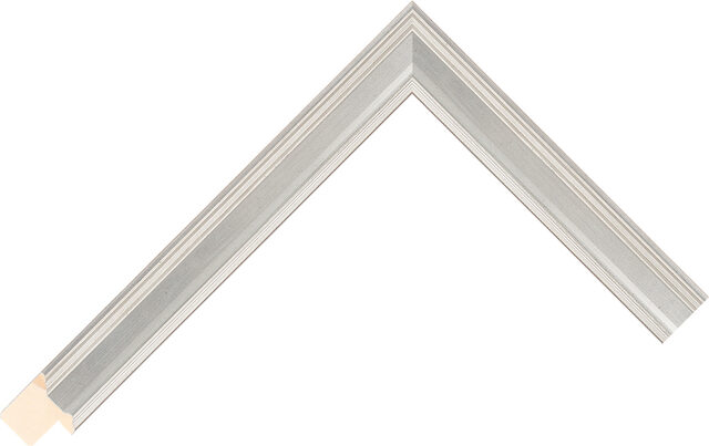 265975 - Silver - 22mm wide picture frame chevron