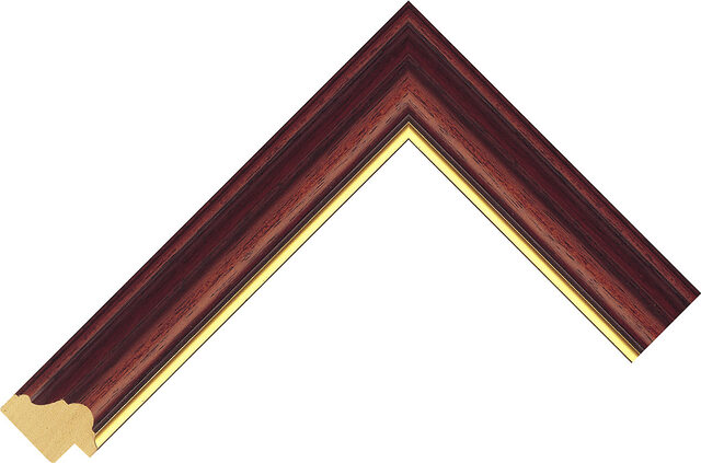 267499246 - Walnut - 30mm wide picture frame chevron