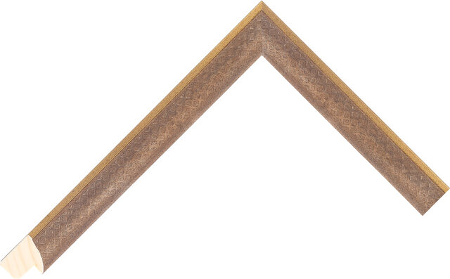 267974 - Gold - 20mm wide picture frame chevron