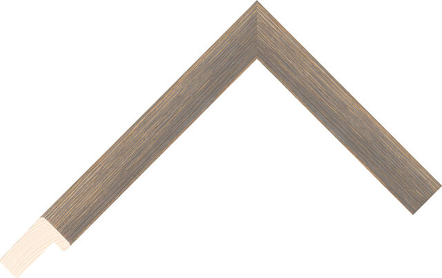 269240 - Grey - 20mm wide picture frame chevron