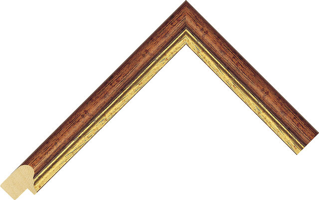 270310000 - Walnut - 21mm wide picture frame chevron
