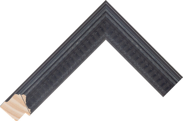 271931026 - Black - 34mm wide picture frame chevron