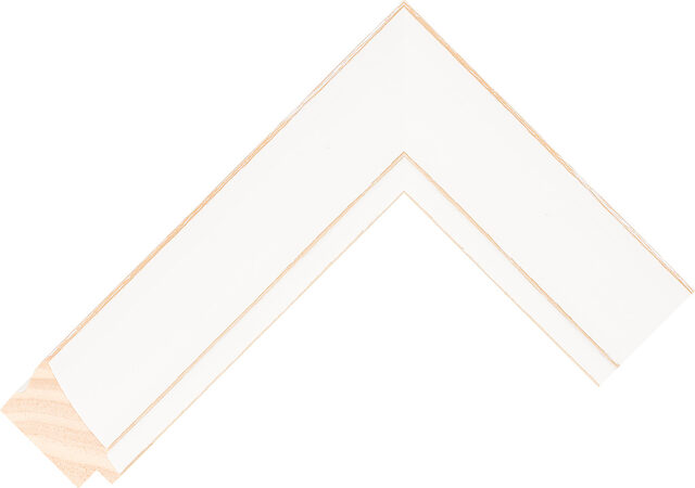 277501481 - White/Natural - 42mm wide picture frame chevron