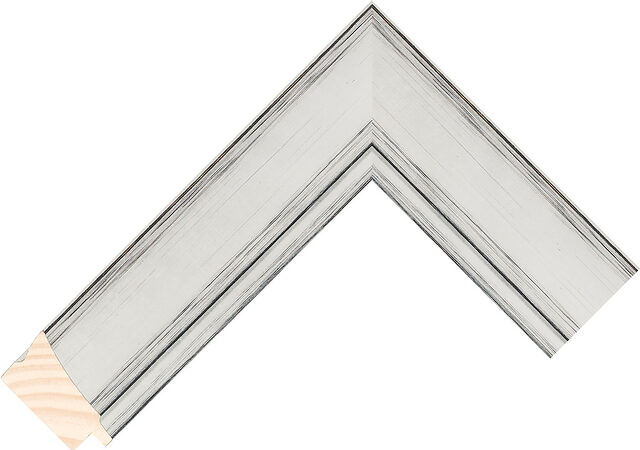 277501653 - Silver/Black - 42mm wide picture frame chevron