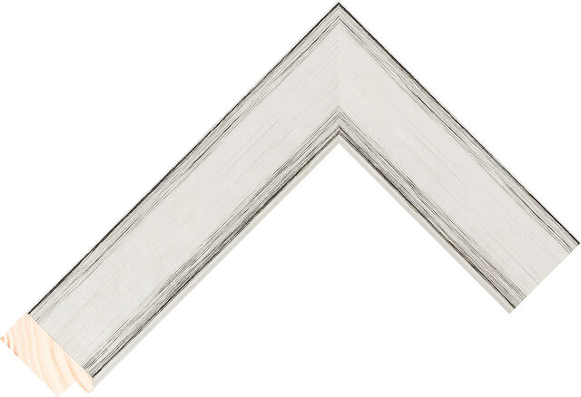 279811653 - Silver/Black - 38mm wide picture frame chevron