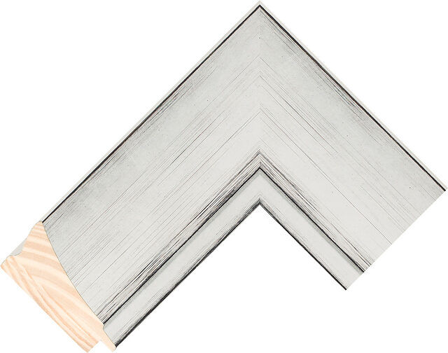 283502653 - Silver/Black - 69mm wide picture frame chevron
