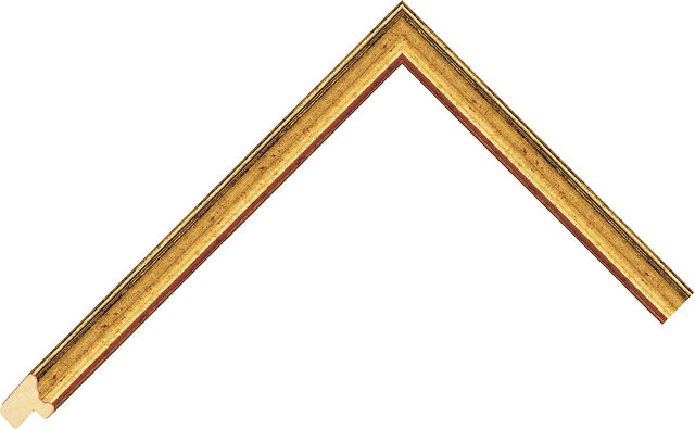 285244000 - Gold - 15mm wide picture frame chevron
