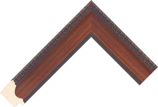 289214004 - Walnut - 35mm wide picture frame chevron