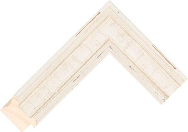 292201581 - Ivory - 43mm wide picture frame chevron