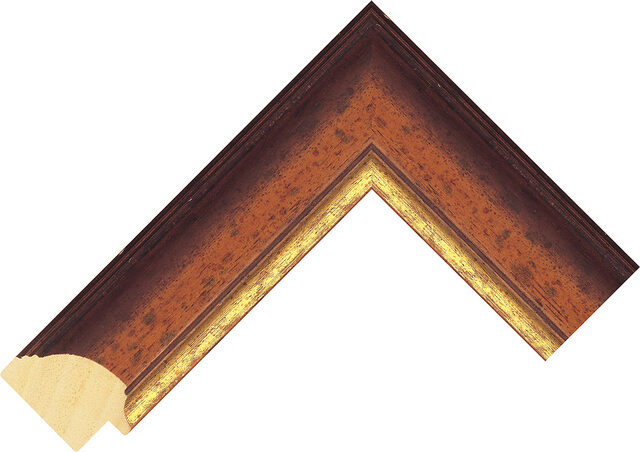 293310000 - Dark Wood - 44mm wide picture frame chevron