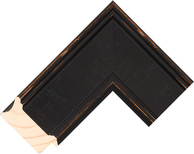 294202571 - Black/Orange - 70mm wide picture frame chevron