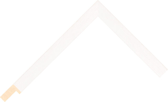 301383127 - White - 15mm wide picture frame chevron