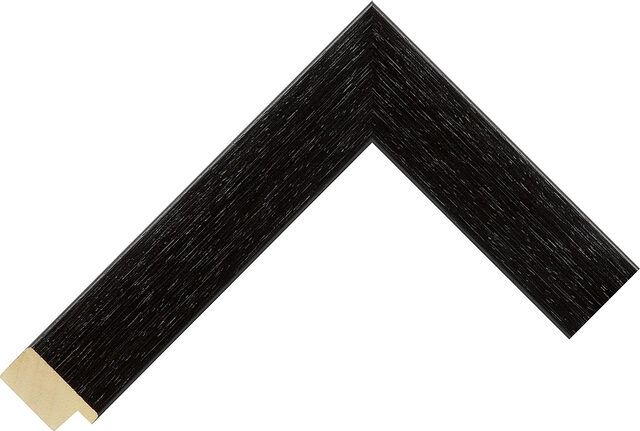 302443167 - Black - 30mm wide picture frame chevron