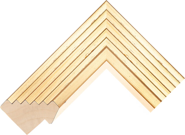 303183246 - Gold - 53mm wide picture frame chevron