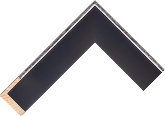 303242815 - Silver - 38mm wide picture frame chevron