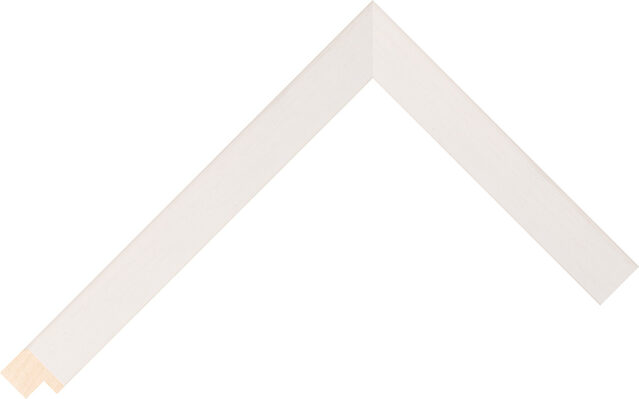 303423127 - White - 20mm wide picture frame chevron