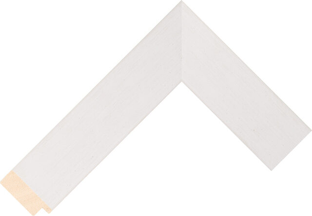 306493127 - White - 40mm wide picture frame chevron