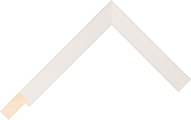 307453127 - White - 20mm wide picture frame chevron