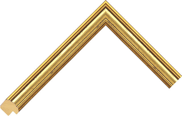 308244000 - Gold - 22mm wide picture frame chevron