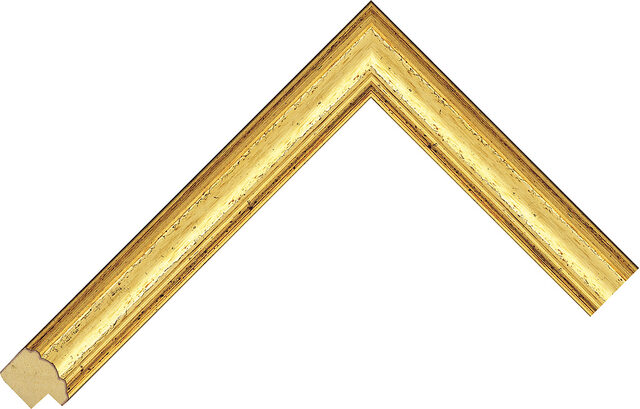 308444000 - Gold - 22mm wide picture frame chevron