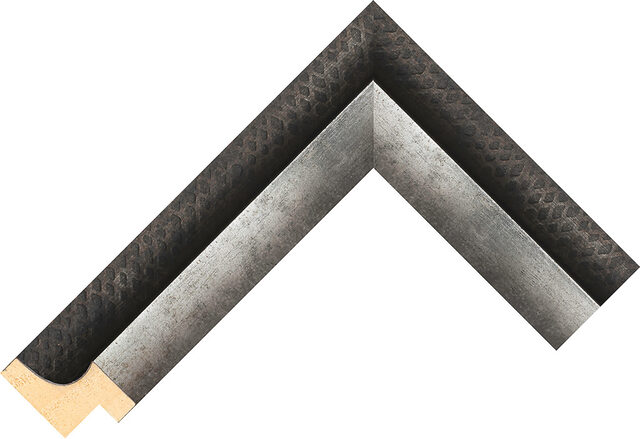 309110 - Pewter - 39mm wide picture frame chevron