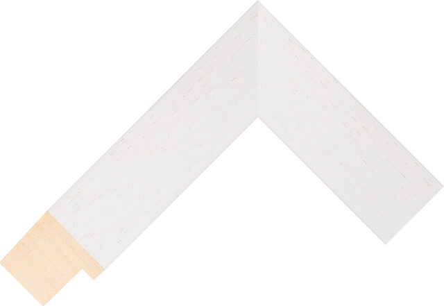 311000127 - White - 39mm wide picture frame chevron