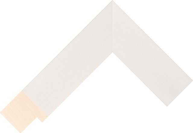 311493127 - White - 40mm wide picture frame chevron