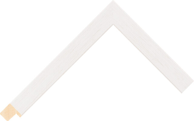 313323127 - White - 20mm wide picture frame chevron