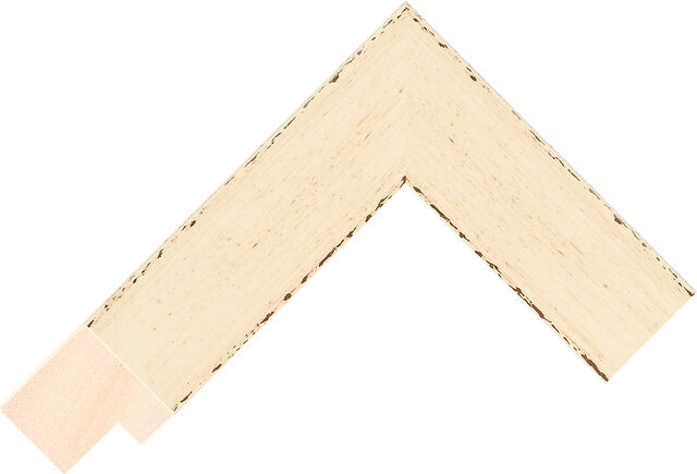 314260 - Ivory - 38mm wide picture frame chevron