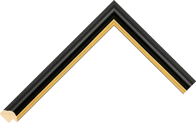 317167246 - Black - 20mm wide picture frame chevron