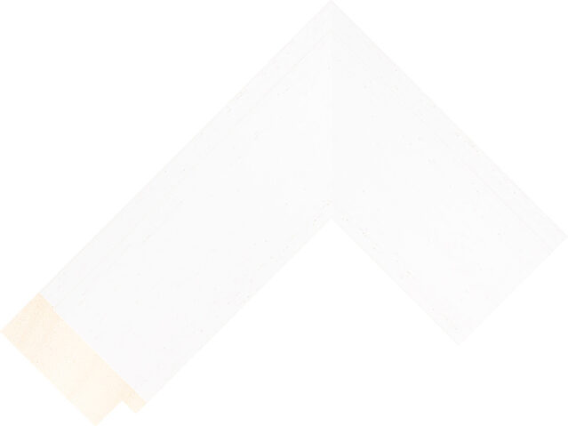 318000127 - White - 60mm wide picture frame chevron