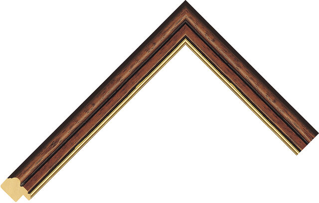 319493246 - Walnut - 21mm wide picture frame chevron