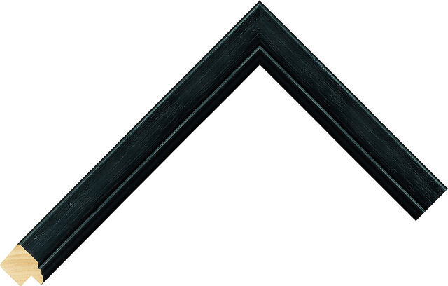 320167490 - Black - 20mm wide picture frame chevron
