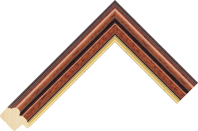 320225246 - Walnut - 31mm wide picture frame chevron