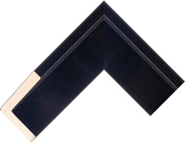 322450 - Black - 50mm wide picture frame chevron