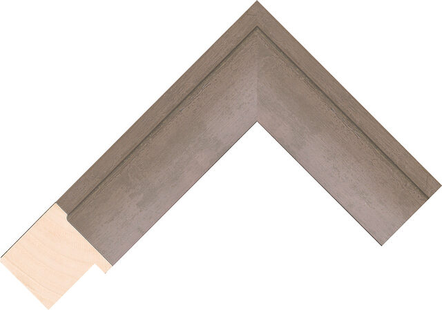 325100 - Silver - 40mm wide picture frame chevron