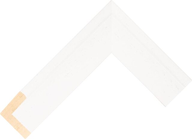 328000127 - White - 41mm wide picture frame chevron