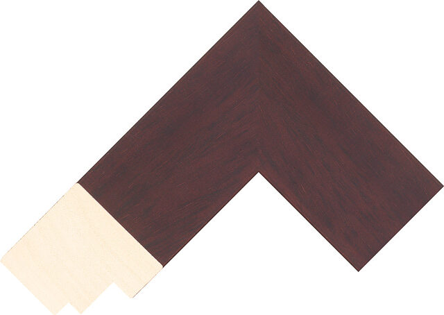 332496000 - Mahogany - 55mm wide picture frame chevron