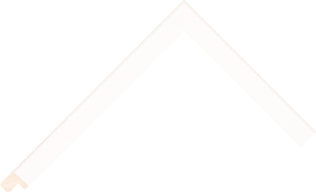 3341WH - White - 15mm wide picture frame chevron