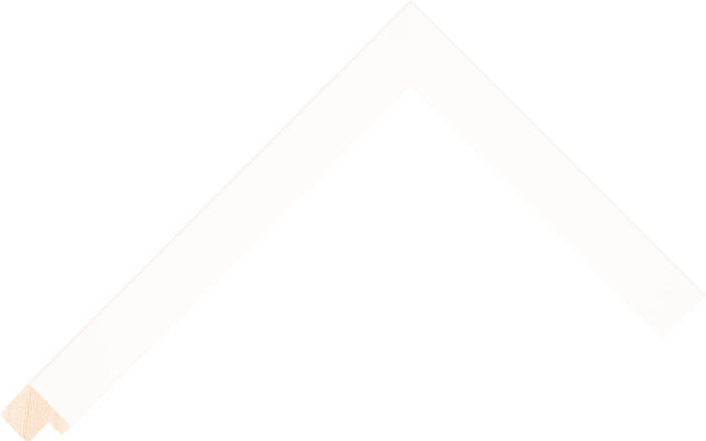 3342WH - White - 19mm wide picture frame chevron