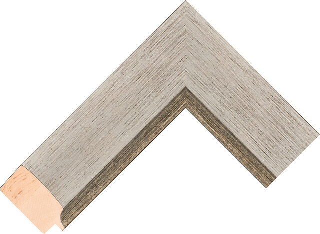 339502443 - Silver - 50mm wide picture frame chevron